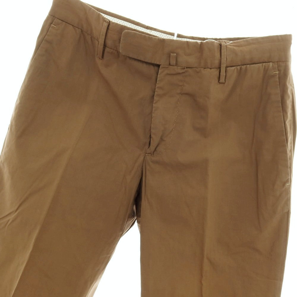 【中古】インコテックス INCOTEX ストレッチ コットン カジュアルスラックスパンツ ブラウン【サイズ44】【 状態ランクC 】【 メンズ 】