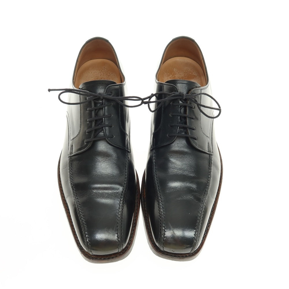 【中古】スコッチグレイン SCOTCH GRAIN スワールモカ カーフ レザー スワールモカ ブラック【サイズ24 1/2】【 状態ランクC 】【 メンズ 】