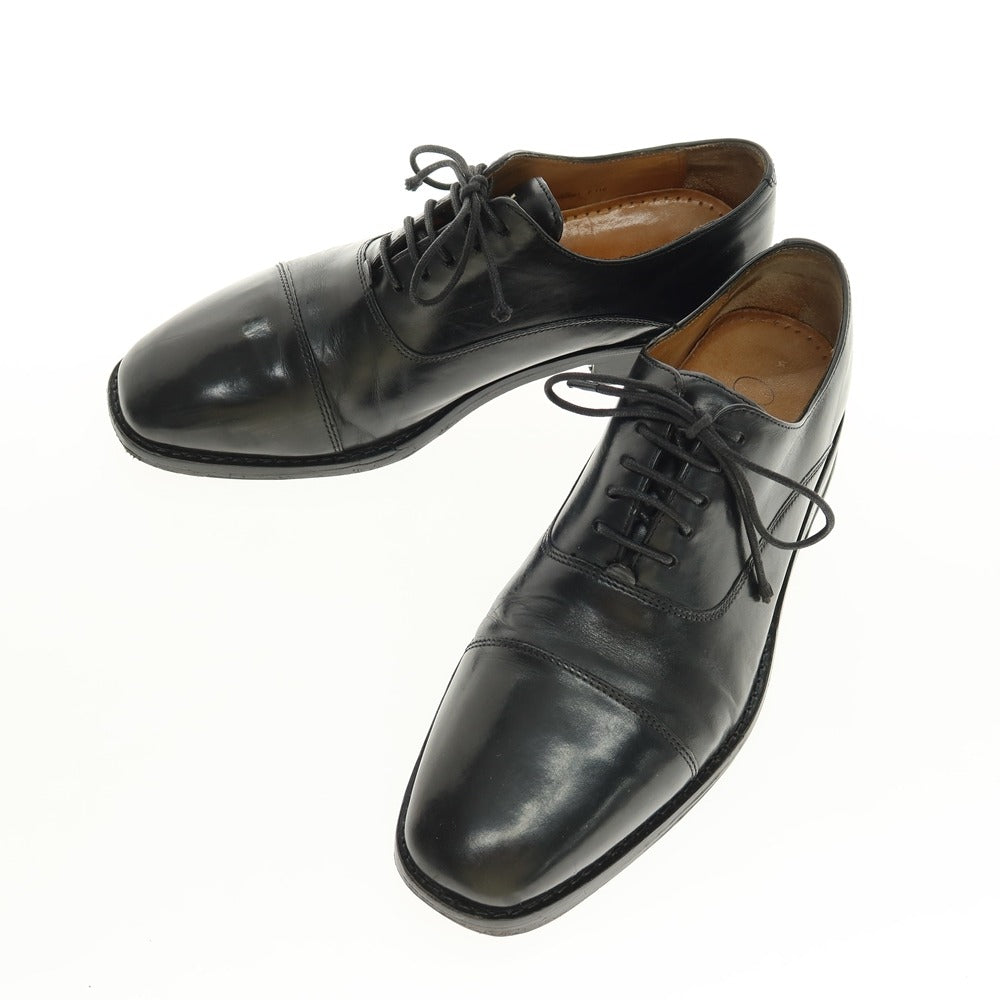 【SALE30%OFF/返品不可】【中古】コールハーン COLE HAAN カーフ  レザー ストレートチップ ブラック【 サイズ6 1/2 】【 状態ランクD 】【 メンズ 】