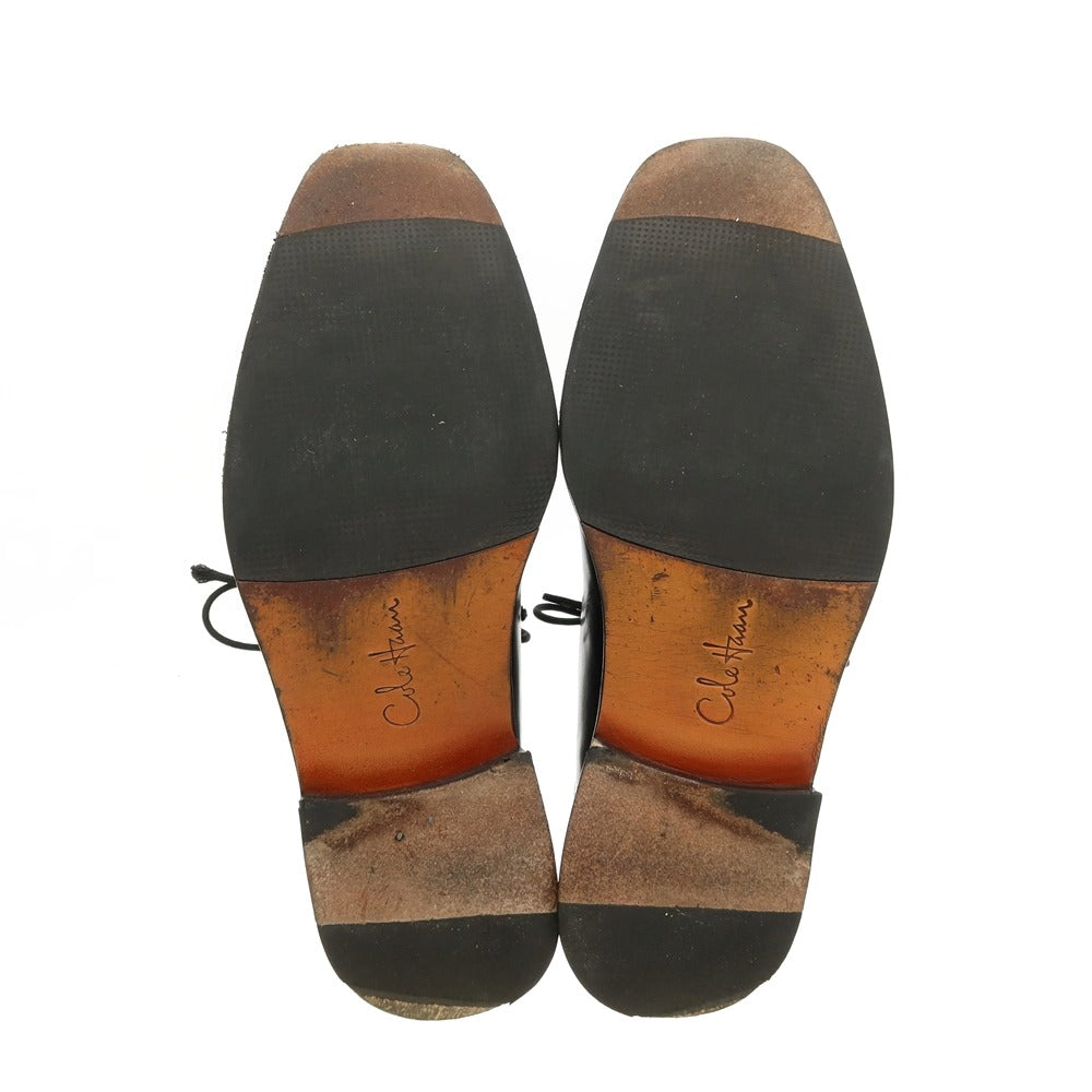【SALE30%OFF/返品不可】【中古】コールハーン COLE HAAN カーフ  レザー ストレートチップ ブラック【 サイズ6 1/2 】【 状態ランクD 】【 メンズ 】