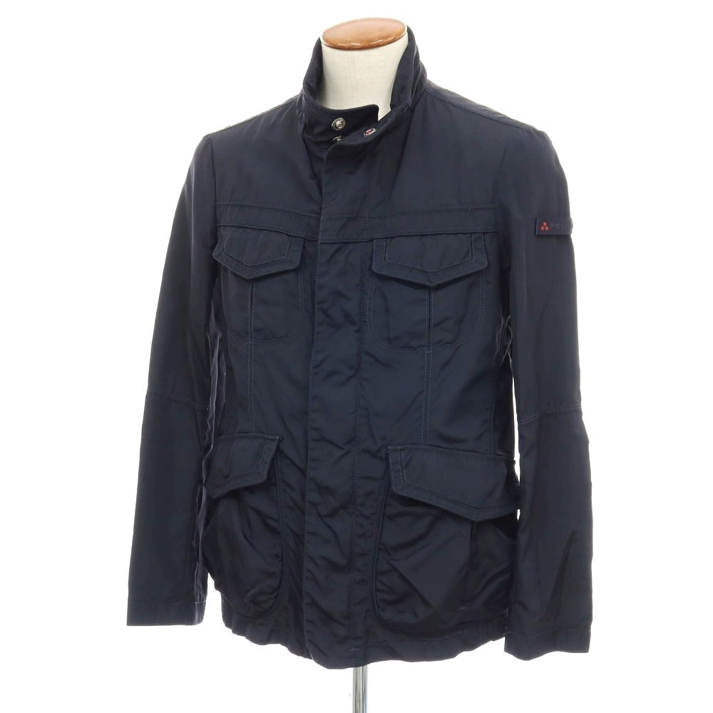 【中古】ピューテリー PEUTEREY ナイロン ミリタリージャケット ネイビー【サイズ46】【 状態ランクC 】【 メンズ 】