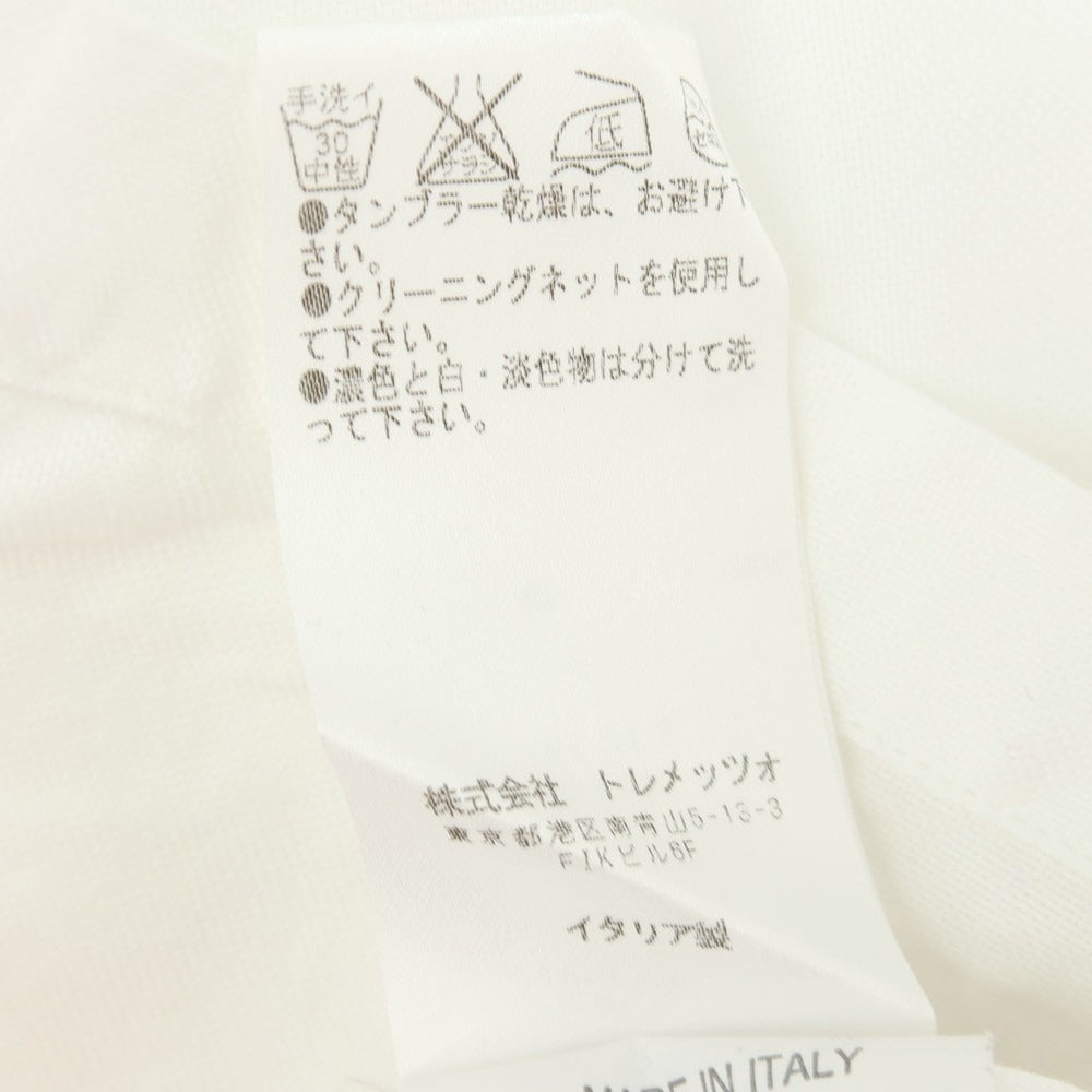 【中古】ベヴィラクア BEVILACQUA コットン バンドカラー カジュアルシャツ ホワイト【 S 】【 状態ランクC 】【 メンズ 】[APD]