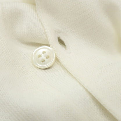 【中古】ジョンスメドレー JOHN SMEDLEY ハイゲージ シーアイランドコットン 半袖 ポロニット オフホワイト【サイズM】【 状態ランクC 】【 メンズ 】
