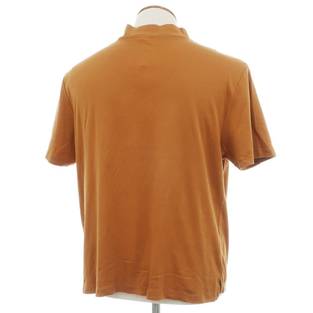 【中古】ノミアモ nomiamo コットン モックネック 半袖Ｔシャツ キャメルブラウン【サイズ3】【 状態ランクC 】【 メンズ 】