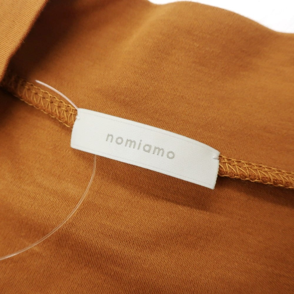 【SALE30%OFF/返品不可】【中古】ノミアモ nomiamo コットン モックネック 半袖Ｔシャツ キャメルブラウン【 サイズ3 】【 状態ランクC 】【 メンズ 】
