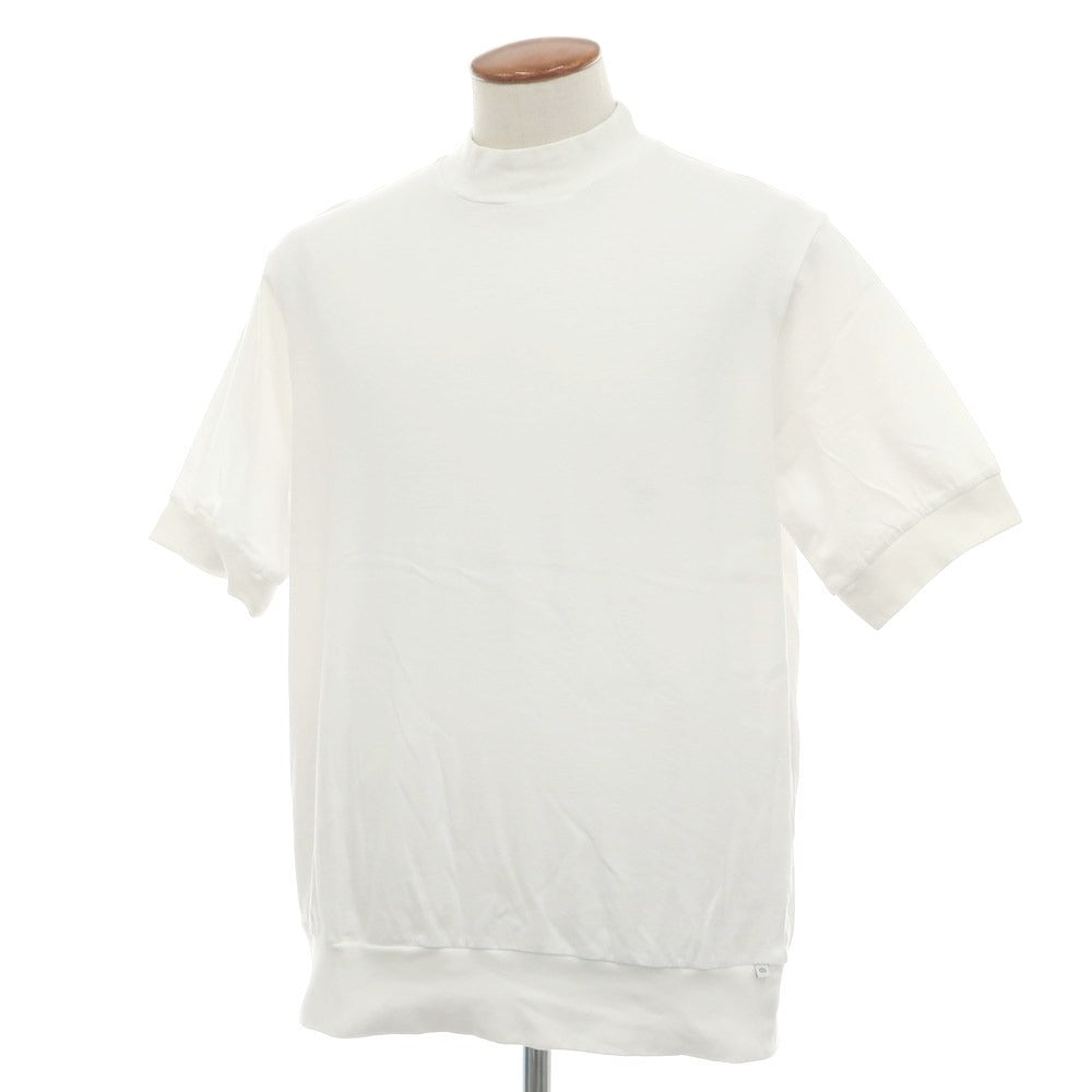 【中古】アンティーチポ　アンティチポ ANTICIPO コットン モックネック 半袖Ｔシャツ ホワイト【サイズ48】【 状態ランクB 】【 メンズ 】