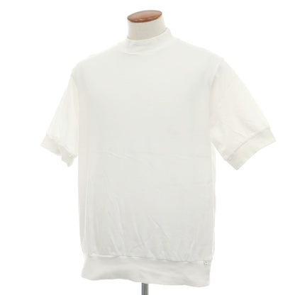 【中古】アンティーチポ　アンティチポ ANTICIPO コットン モックネック 半袖Ｔシャツ ホワイト【サイズ48】【 状態ランクB 】【 メンズ 】