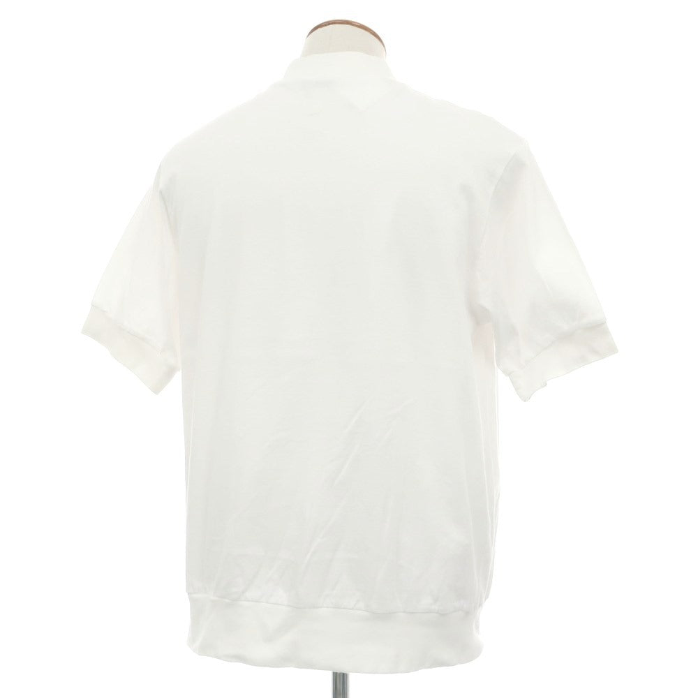 【中古】アンティーチポ　アンティチポ ANTICIPO コットン モックネック 半袖Ｔシャツ ホワイト【サイズ48】【 状態ランクB 】【 メンズ 】
