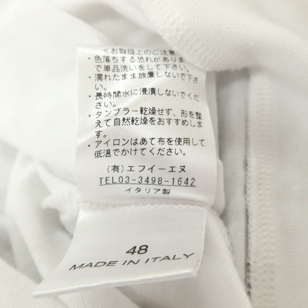 【中古】アンティーチポ　アンティチポ ANTICIPO コットン モックネック 半袖Ｔシャツ ホワイト【サイズ48】【 状態ランクB 】【 メンズ 】
