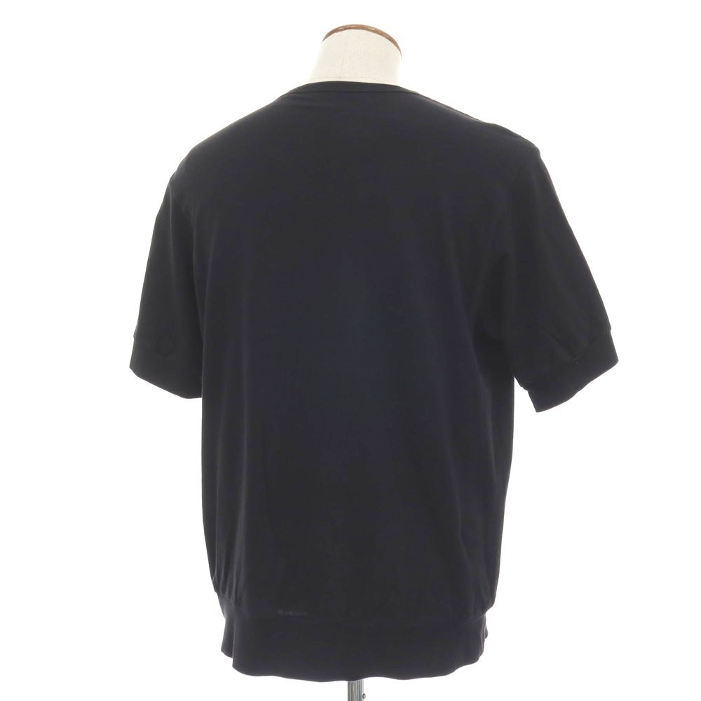 【中古】アンティーチポ　アンティチポ ANTICIPO コットン クルーネック 半袖Ｔシャツ ブラック【サイズ48】【 状態ランクC 】【 メンズ 】