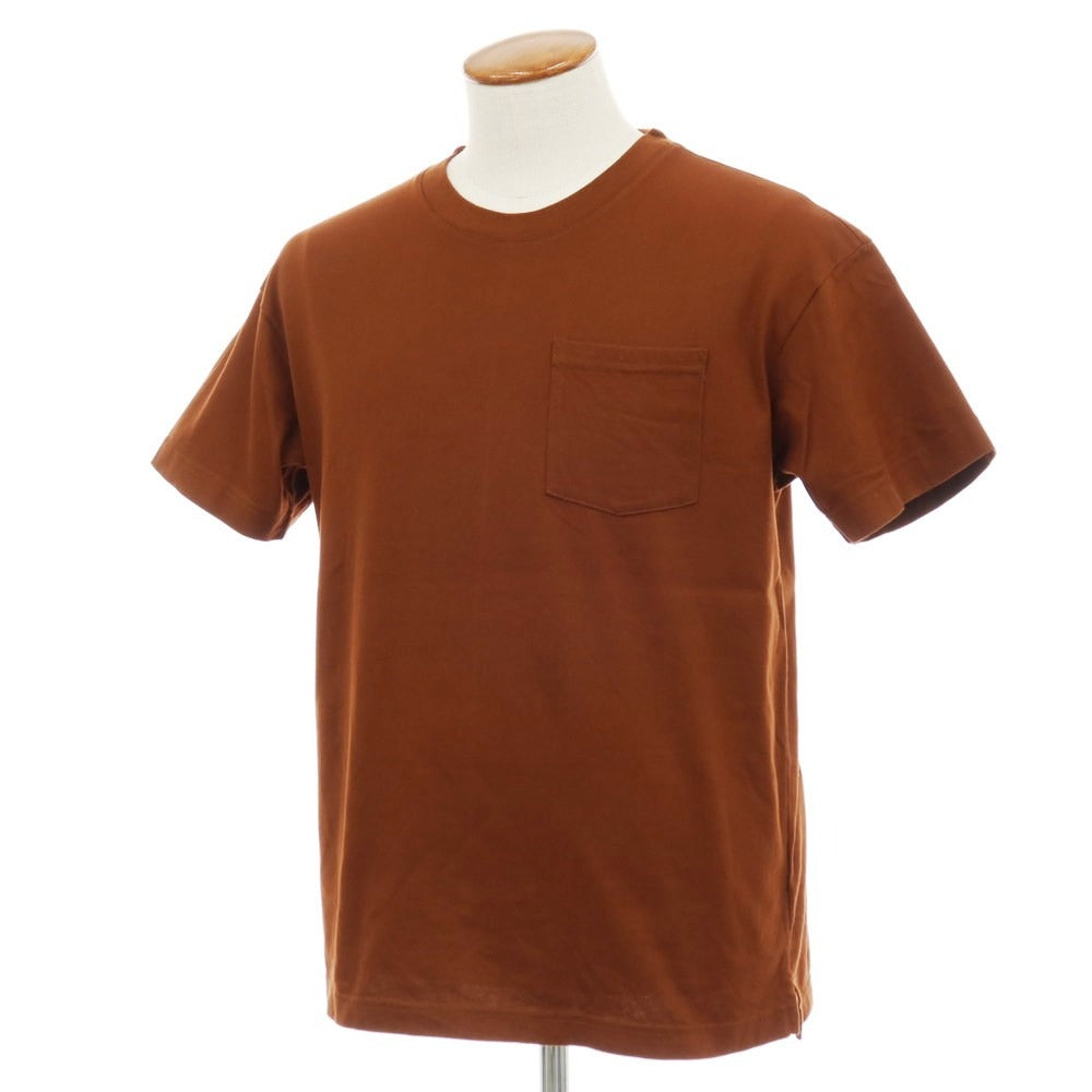 【中古】バナナリパブリック Banana Republic AUTHENTIC TEE スーピマコットン クルーネック 半袖ポケットTシャツ ブラウン【サイズM】【 状態ランクB 】【 メンズ 】