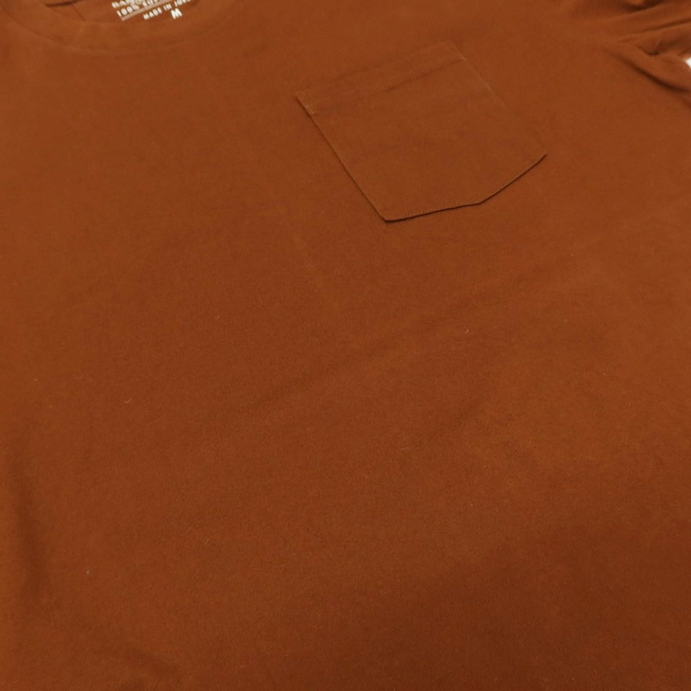 【中古】バナナリパブリック Banana Republic AUTHENTIC TEE スーピマコットン クルーネック 半袖ポケットTシャツ ブラウン【サイズM】【 状態ランクB 】【 メンズ 】