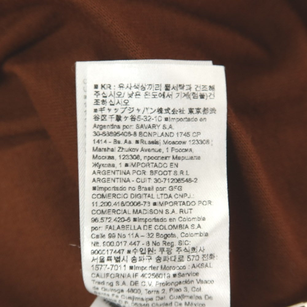 【中古】バナナリパブリック Banana Republic AUTHENTIC TEE スーピマコットン クルーネック 半袖ポケットTシャツ ブラウン【サイズM】【 状態ランクB 】【 メンズ 】
