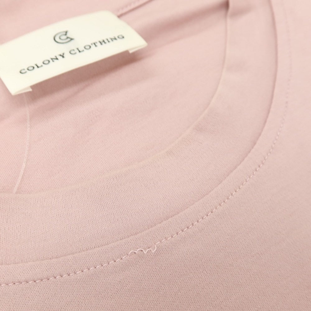 【中古】コロニー クロージング COLONY CLOTHING コットン クルーネック 半袖ポケットTシャツ ダスティピンク【サイズM】【 状態ランクC 】【 メンズ 】