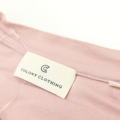 【中古】コロニー クロージング COLONY CLOTHING コットン クルーネック 半袖ポケットTシャツ ダスティピンク【サイズM】【 状態ランクC 】【 メンズ 】