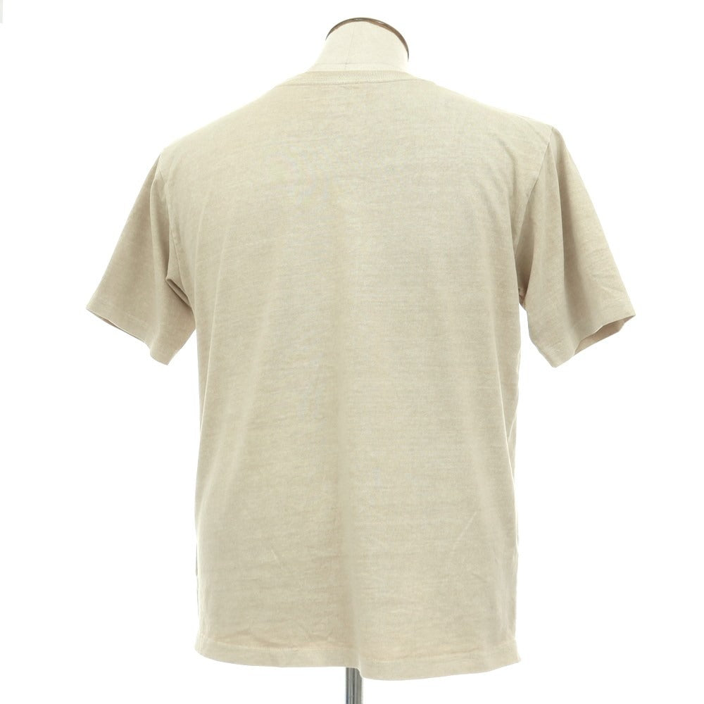 【中古】ジム gim 製品加工 コットン クルーネック 半袖ポケットTシャツ カーキベージュ系【サイズL】【 状態ランクB 】【 メンズ 】