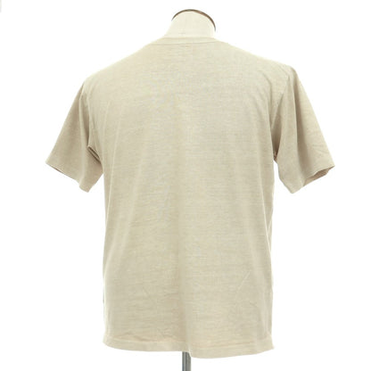 【中古】ジム gim 製品加工 コットン クルーネック 半袖ポケットTシャツ カーキベージュ系【サイズL】【 状態ランクB 】【 メンズ 】