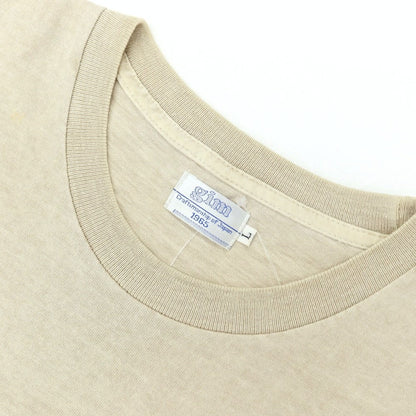 【中古】ジム gim 製品加工 コットン クルーネック 半袖ポケットTシャツ カーキベージュ系【サイズL】【 状態ランクB 】【 メンズ 】