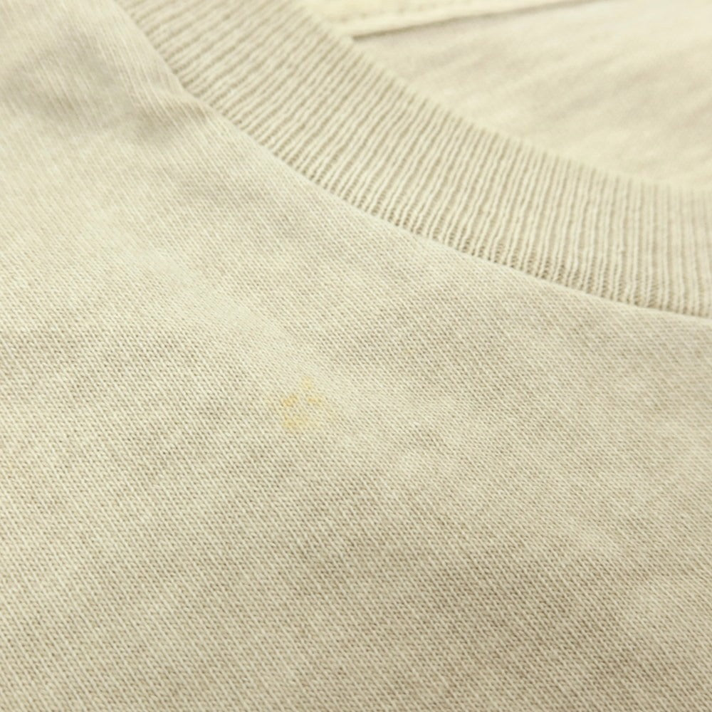 【中古】ジム gim 製品加工 コットン クルーネック 半袖ポケットTシャツ カーキベージュ系【サイズL】【 状態ランクB 】【 メンズ 】