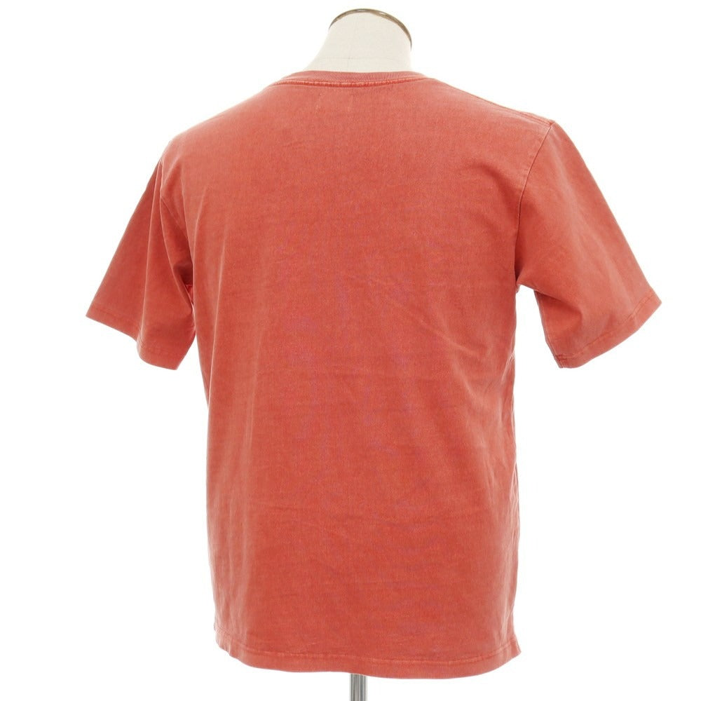 【中古】ジム gim 製品加工 コットン クルーネック 半袖ポケットTシャツ レッド【サイズL】【 状態ランクB 】【 メンズ 】