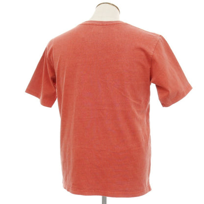 【中古】ジム gim 製品加工 コットン クルーネック 半袖ポケットTシャツ レッド【サイズL】【 状態ランクB 】【 メンズ 】