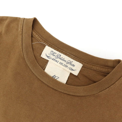 【中古】レミレリーフ REMI RELIEF 染色加工 コットン クルーネック 半袖Ｔシャツ ブラウン【サイズL】【 状態ランクB 】【 メンズ 】