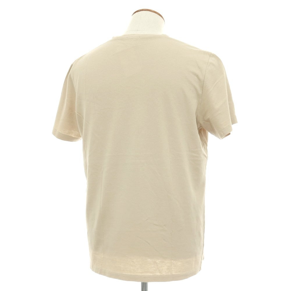 【中古】マイストーリー mey story コットンリネン クルーネック 半袖Ｔシャツ ベージュ【サイズM】【 状態ランクB 】【 メンズ 】