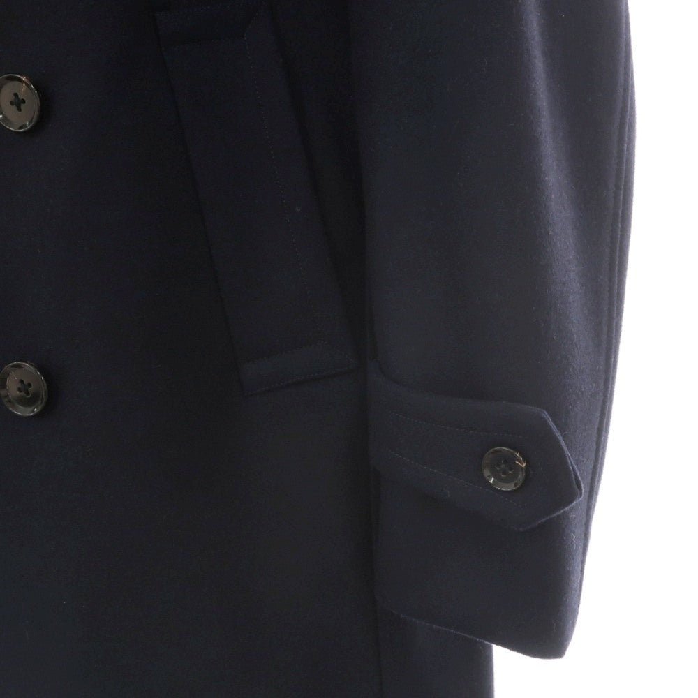 【中古】リングヂャケット RING JACKET MEISTER ウール ピーコート ダークネイビー【サイズ表記なし（S位）】【 状態ランクC 】【 メンズ 】