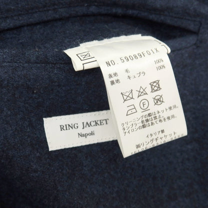 【中古】リングヂャケット RING JACKET ウール ダブルジップ ワークジャケット ネイビー【サイズ48】【 状態ランクB 】【 メンズ 】