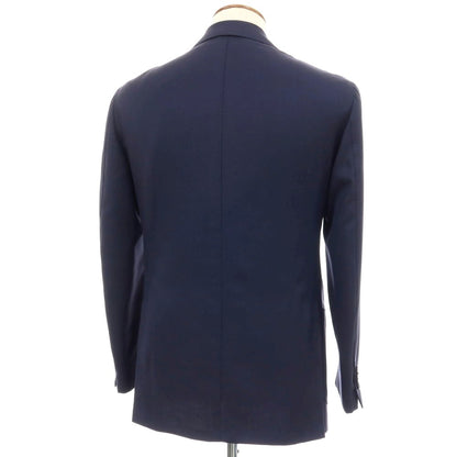 【中古】サルトリア カラッチオーロ Sartoria Caracciolo ウール系 3B テーラードジャケット ネイビー【サイズ46】【 状態ランクB 】【 メンズ 】