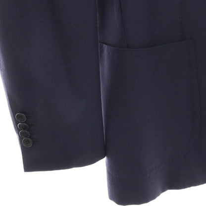 【中古】サルトリア カラッチオーロ Sartoria Caracciolo ウール系 3B テーラードジャケット ネイビー【サイズ46】【 状態ランクB 】【 メンズ 】