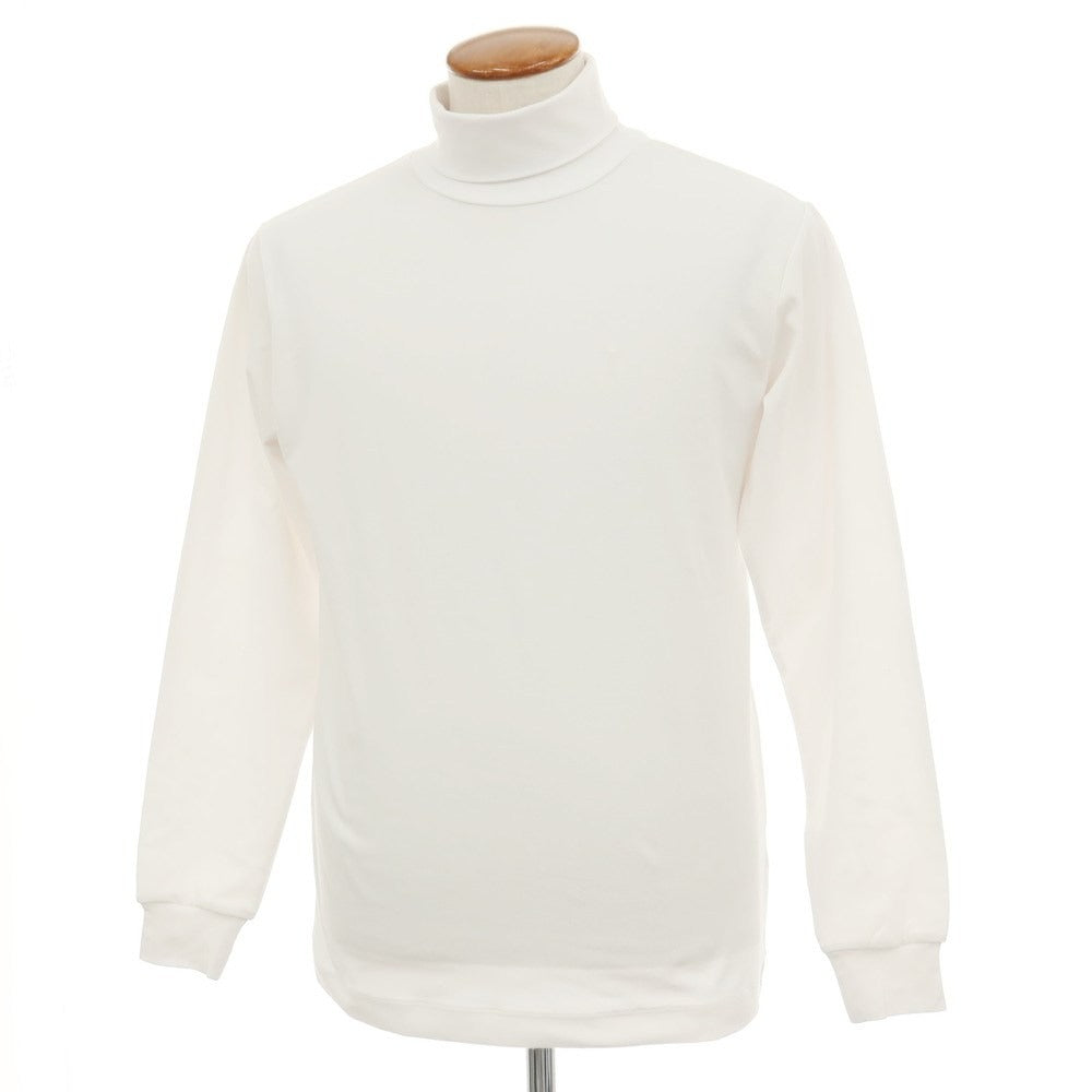 【中古】ユナイテッドアローズ UNITED ARROWS ストレッチ コットン タートルネック 長袖Ｔシャツ ホワイト【サイズM】【 状態ランクB 】【 メンズ 】