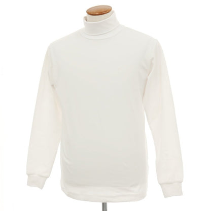 【中古】ユナイテッドアローズ UNITED ARROWS ストレッチ コットン タートルネック 長袖Ｔシャツ ホワイト【サイズM】【 状態ランクB 】【 メンズ 】