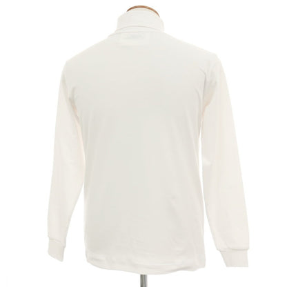 【中古】ユナイテッドアローズ UNITED ARROWS ストレッチ コットン タートルネック 長袖Ｔシャツ ホワイト【サイズM】【 状態ランクB 】【 メンズ 】