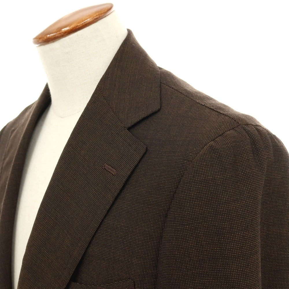 【中古】リングヂャケット RING JACKET MEISTER ウール 3B テーラードジャケット ブラウン【サイズ表記なし(M位)】【 状態ランクB 】【 メンズ 】