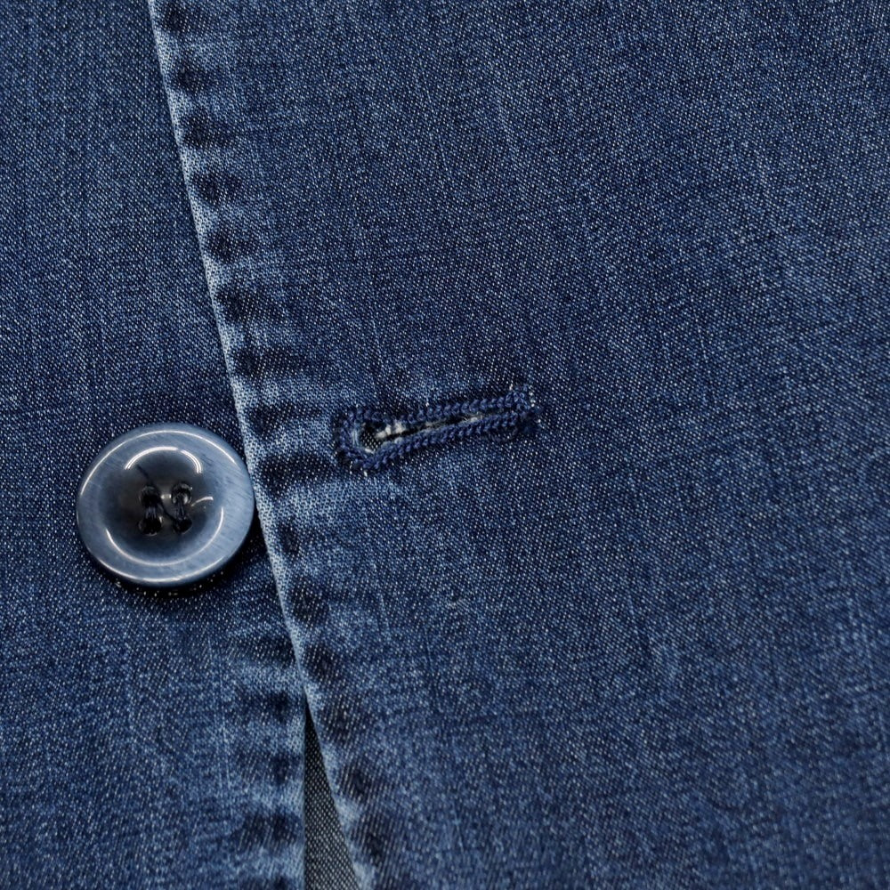 【中古】バルバティ Barbati ストレッチ テンセル 2B カジュアルジャケット ネイビー【サイズ50】【 状態ランクA 】【 メンズ 】