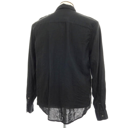 【中古】ディーゼル DIESEL リネン カジュアルシャツ ブラック【 50 】【 状態ランクB 】【 メンズ 】 []