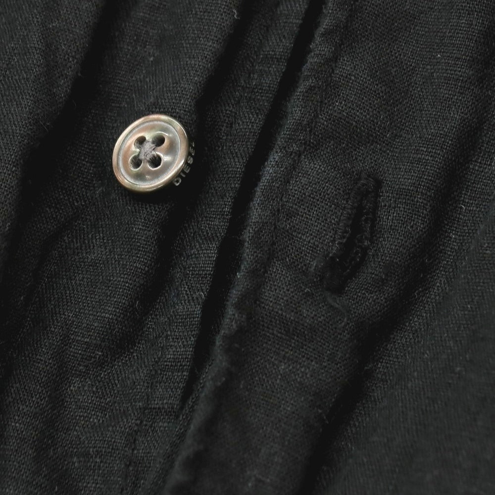 【中古】ディーゼル DIESEL リネン カジュアルシャツ ブラック【 50 】【 状態ランクB 】【 メンズ 】 []