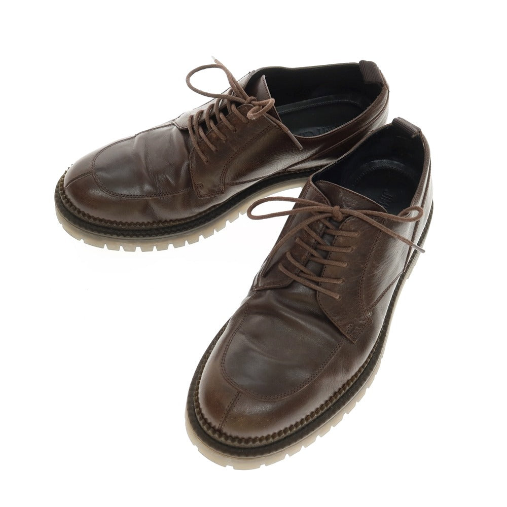 【中古】ジミーチュウ JIMMY CHOO BENJI Uチップ レザー Uチップ ダークブラウン【サイズ43】【 状態ランクB 】【 メンズ 】