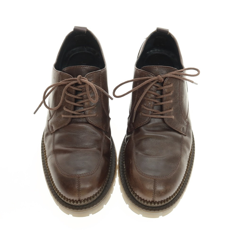 【中古】ジミーチュウ JIMMY CHOO BENJI Uチップ レザー Uチップ ダークブラウン【サイズ43】【 状態ランクB 】【 メンズ 】