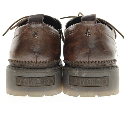 【中古】ジミーチュウ JIMMY CHOO BENJI Uチップ レザー Uチップ ダークブラウン【サイズ43】【 状態ランクB 】【 メンズ 】