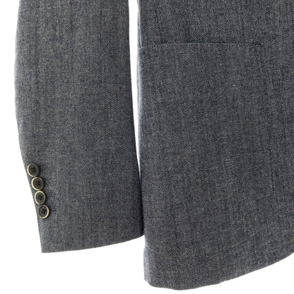 【中古】ラルディーニ LARDINI コットンウール 3B カジュアルジャケット ネイビー系【サイズ42】【 状態ランクB 】【 メンズ 】