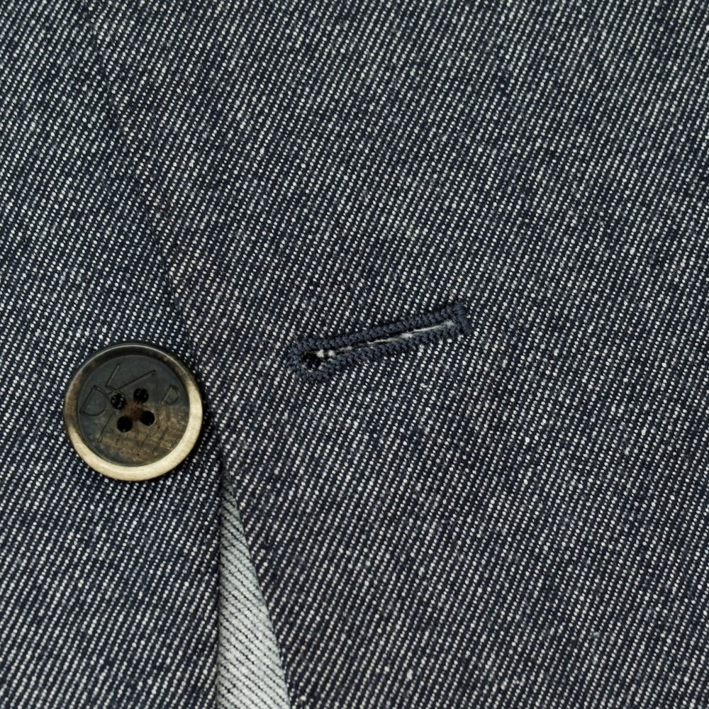 【中古】ラルディーニ LARDINI コットンウール 3B カジュアルジャケット ネイビー系【サイズ42】【 状態ランクB 】【 メンズ 】