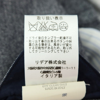 【中古】ラルディーニ LARDINI コットンウール 3B カジュアルジャケット ネイビー系【サイズ42】【 状態ランクB 】【 メンズ 】