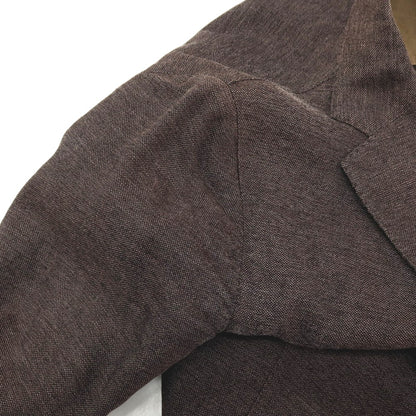 【SALE30%OFF/返品不可】【中古】スティレ ラティーノ STILE LATINO シルクリネン 3B カジュアルジャケット ブラウン系【 サイズ44 】【 状態ランクD 】【 メンズ 】