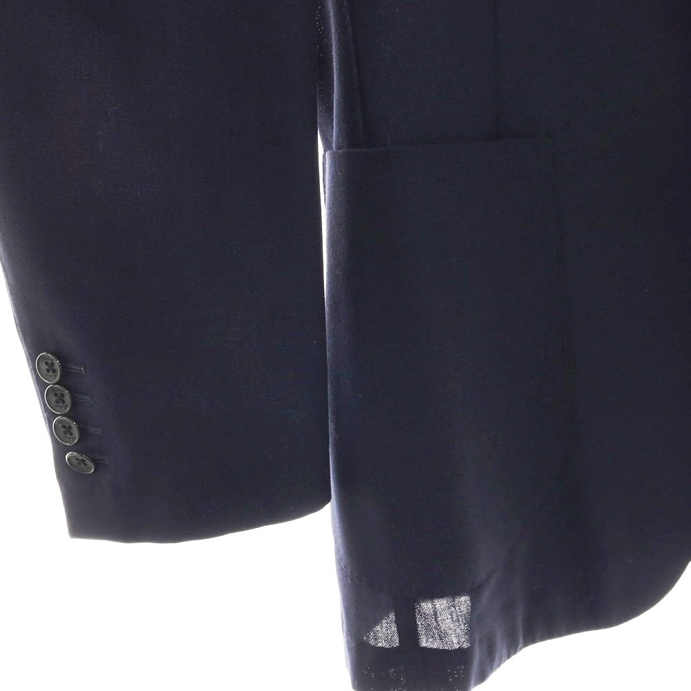 【中古】ベルベスト Belvest ウール 3B テーラードジャケット ネイビー【 サイズ42 】【 状態ランクD 】【 メンズ 】 [APD]