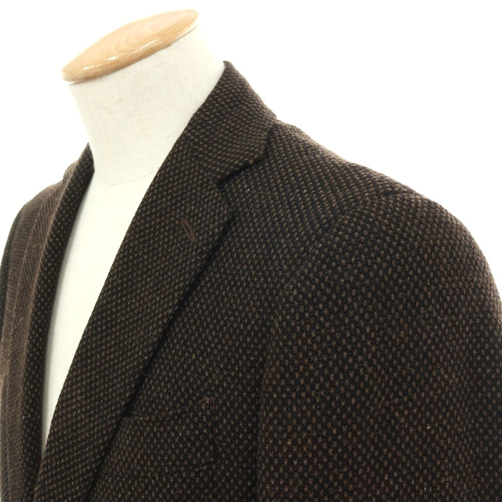 【中古】スティレ ラティーノ STILE LATINO VGUALD025 ウールカシミヤ 2B テーラードジャケット ブラウン【サイズ42】【 状態ランクD 】【 メンズ 】