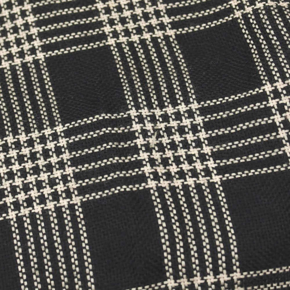 【中古】トムフォード TOM FORD カシミヤシルク チェック 大判 ストール ブラックxベージュ【 状態ランクC 】【 メンズ 】