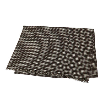 【中古】トムフォード TOM FORD カシミヤシルク チェック ストール ブラウンxベージュ【 状態ランクC 】【 メンズ 】