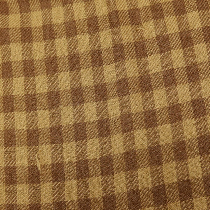 【中古】トムフォード TOM FORD カシミヤシルク チェック ストール キャメルブラウンxブラウン【 状態ランクC 】【 メンズ 】
